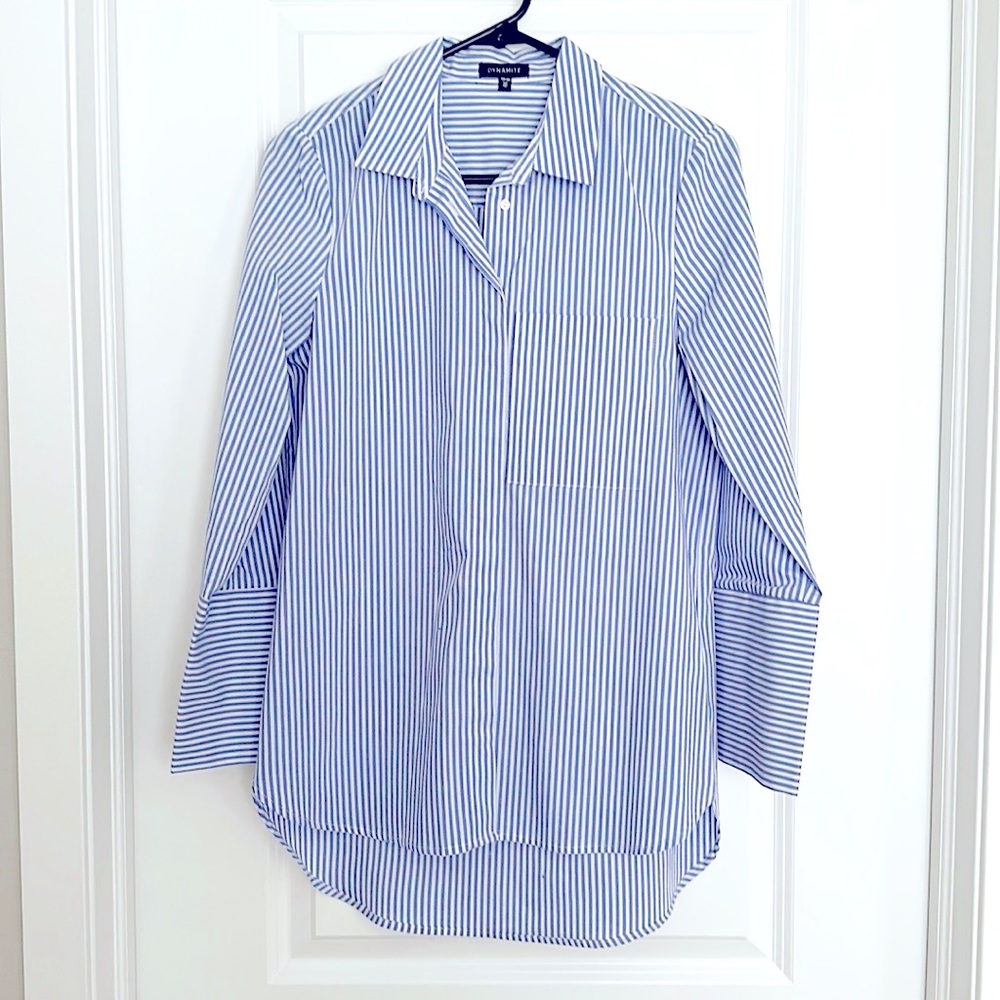 Dynamite | Striped Button Down